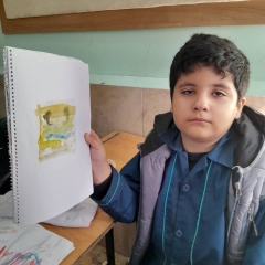 زنگ هنر پایه اول دبستان شیخ محمد خیابانی-1404